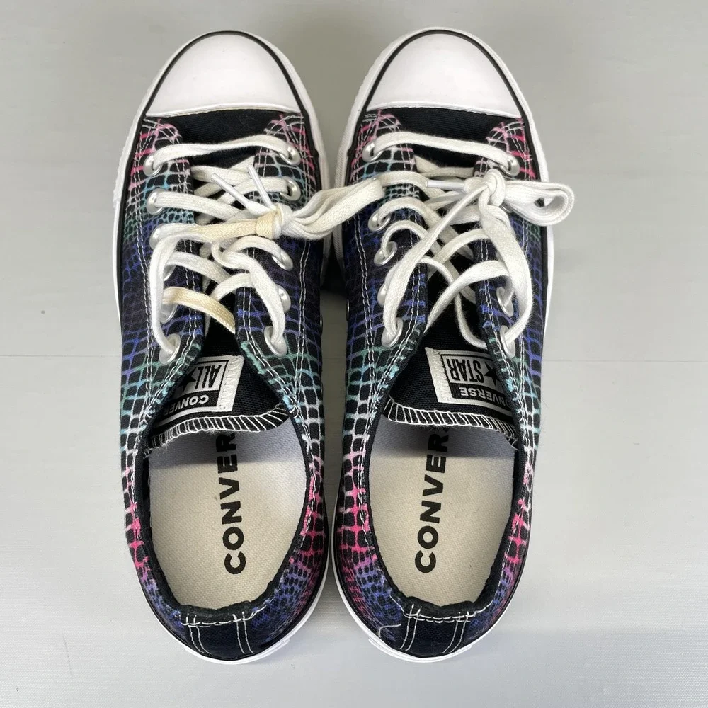 Converse Chuck Taylor All Star Lift Platform Shoes Womens Size 7 Digital Daze